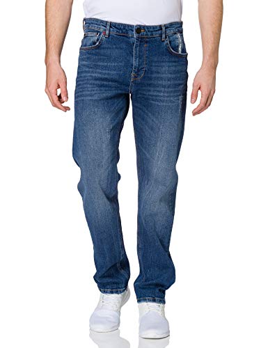 Desigual Mens Denim_Ivan Casual Pants, Blue, 36 von Desigual