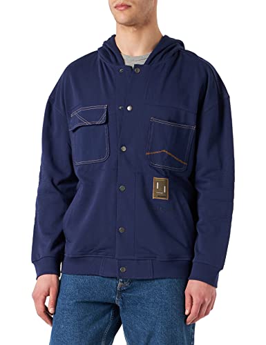 Desigual Mens Sweat_Austin Sweatshirt, Blue, S von Desigual