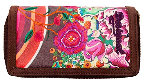 Desigual Mone Zipparound-Paradise, Damen Geldbörsen, Grün (Vert (4051 Verde Johan)), onesize von Desigual
