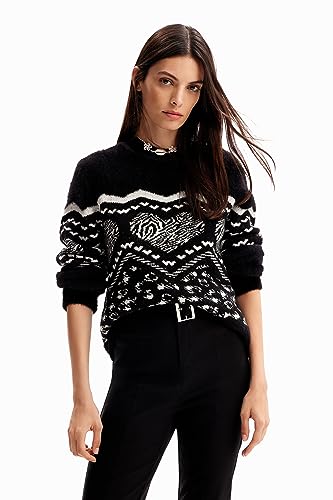 Desigual Pullover_Creta, 2000 Black, L von Desigual