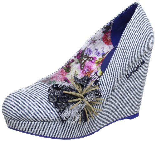 Desigual Pump Sandy 7 31PS411, Damen Sandalen, Grau (Navy 5116), EU 39 von Desigual