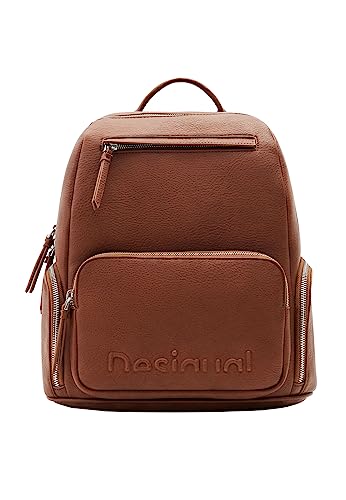 Desigual Retro Halb Logo Chester, Back_Half Damen, Einheitsgröße, 6000 Braun, Einheitsgröße von Desigual