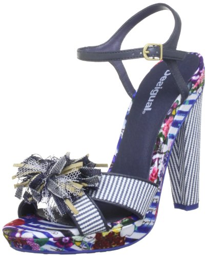 Desigual Sandals Pam 3 31SS246, Damen Pumps, Grau (Navy 5116), EU 38 von Desigual