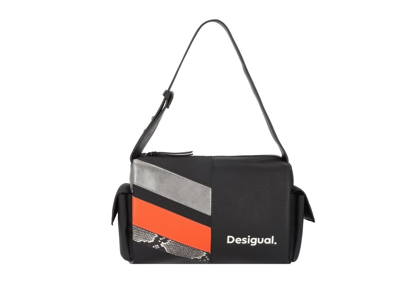 Desigual Schultertasche Basic 3, Polyurethan von Desigual