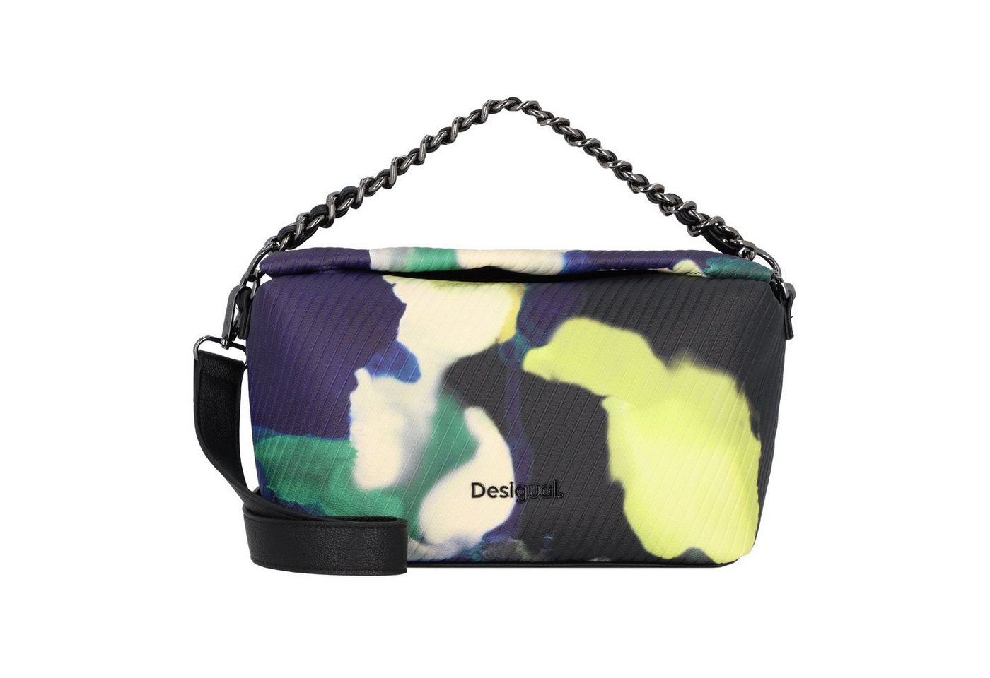 Desigual Schultertasche Military Flower, Polyurethan von Desigual