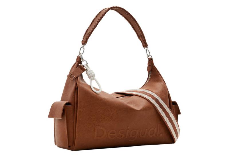 Desigual Schultertasche Schultertasche Bag Half Logo 24 New Habana 24SAXP21 von Desigual