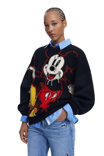 Desigual Sweat_Hello Mickey, 2000 Black, XL von Desigual