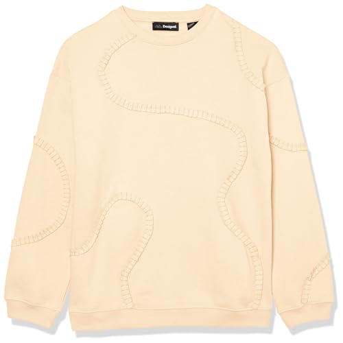Desigual Girl's INIDA Pullover Sweater, White, X-Large von Desigual