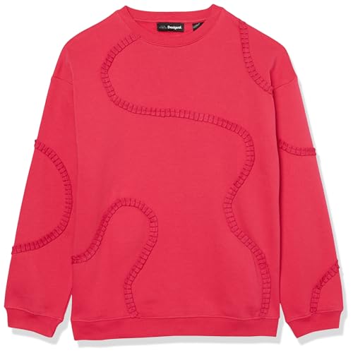 Desigual Girl's INIDA Pullover Sweater, Red, Groß von Desigual