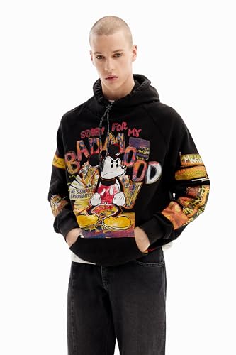 Desigual Sweat_Mickey Bad Mood, 2000 Negro, L von Desigual
