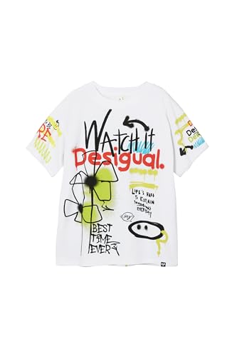 Desigual TS_ASLAN, 1000 Blanco, 5/6 von Desigual