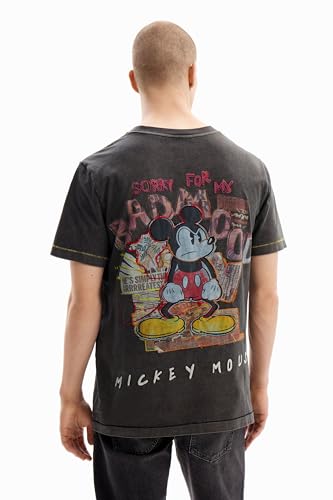 Desigual TS_Mickey Bad Mood, 2000 Black, XL von Desigual