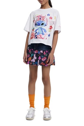 Desigual TS_TROUBLE MAKER_STITCH, 1000 WHITE, 7/8 von Desigual