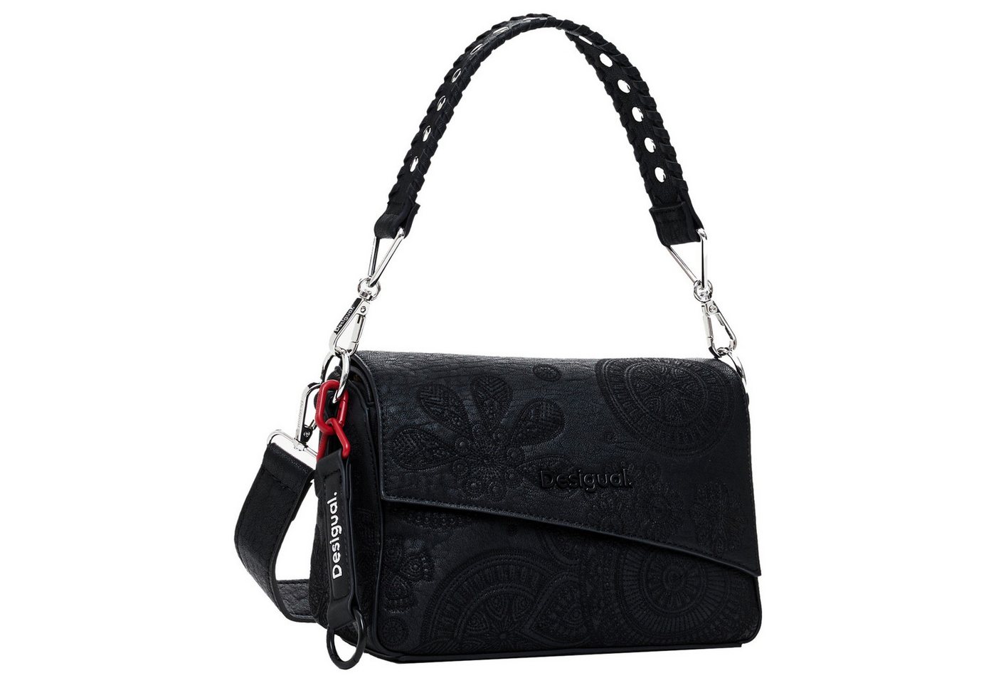 Desigual Umhängetasche Dejavu Phuket - Schultertasche Mini 23 cm (black) von Desigual
