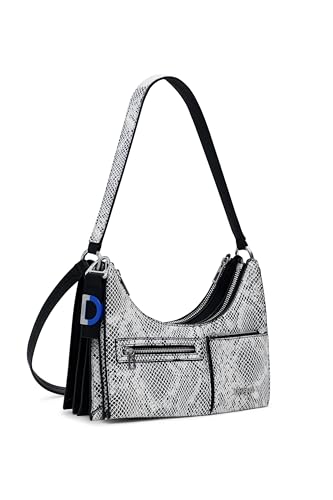 Desigual Schultertasche Umhängetasche Delta Vega Shoulder Bag Black schwarz von Desigual