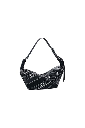 Desigual Umhängetasche Schultertasche Fibonacci Munster 2.0 Crossbody Bag Black schwarz von Desigual