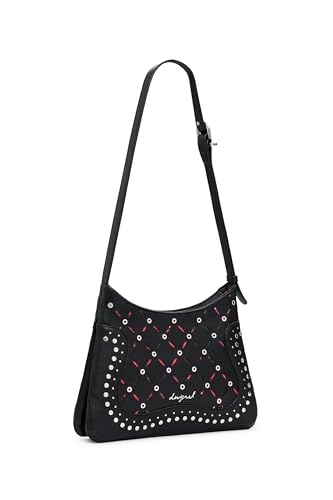 Desigual Umhängetasche Schultertasche Yankee Manaos Crossbody Bag Black schwarz von Desigual