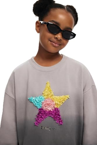 Desigual Unisex Kinder 25SGSK01 Sweatshirt, Black, 9/10 Desigual Unisex Kinder 25SGSK01 Sweatshirt, Black, 9/10 von Desigual
