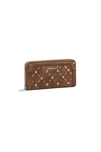 Desigual Geldbörse Mone Yankee Fiona Long Wallet Camel braun von Desigual