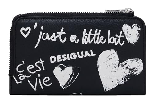 Desigual Geldbörse Mone Seshat Emma 2.0 Wallet Black schwarz von Desigual