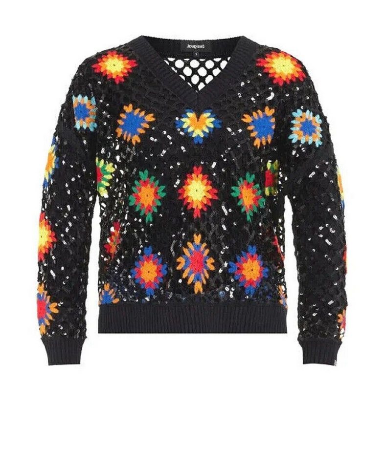 Desigual V-Ausschnitt-Pullover Desigual Damen Pullover, Desigual Jersey Bangalore Damen Pullover von Desigual