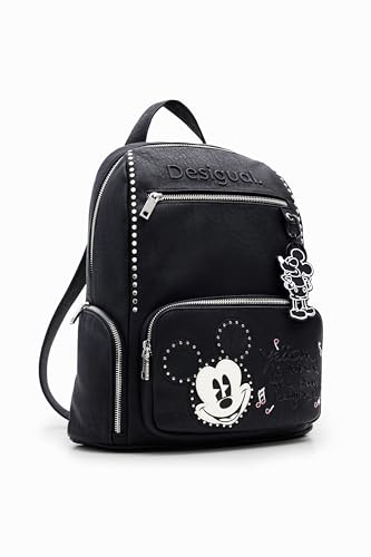 Desigual Women's Back_Mickey Rock Chester, Black von Desigual