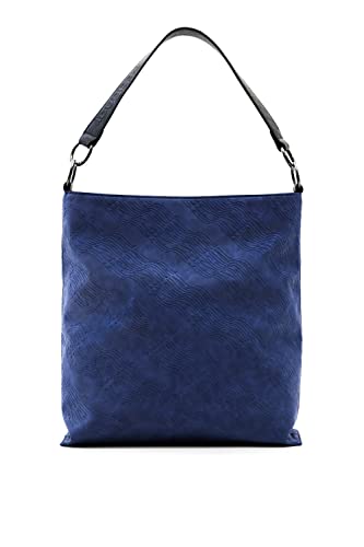 Desigual Women's Bag_LOGORAMA BUTAN 5031 Azul Noche, Blue von Desigual