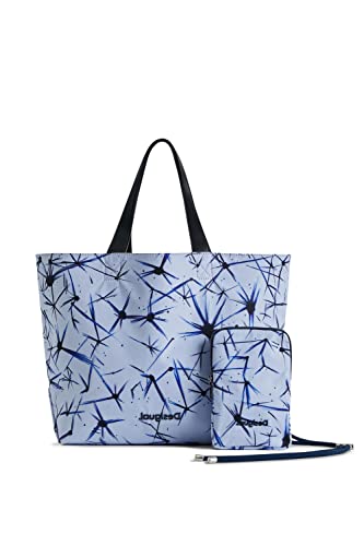 Desigual Accessories Fabric Asterix Namibia Shopping Bag Blue von Desigual