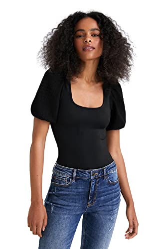 Desigual Women's Body Blouse, Black, M von Desigual