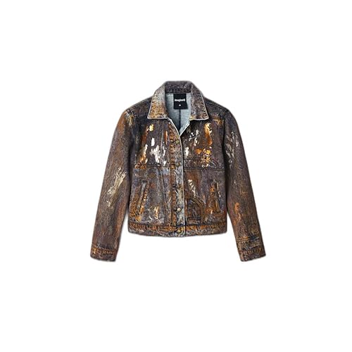 Desigual Women's CHAQ_LOS Angeles, 6073 Mustang Jacket, Brown, L von Desigual