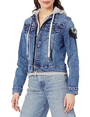 Desigual Women's CHAQ_MARILINA 5053 Denim MEDIUM WASH, Blue, L von Desigual