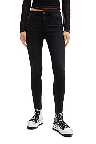 Desigual Women's Denim_ALBA, 2000 Black Jeans, 34 von Desigual