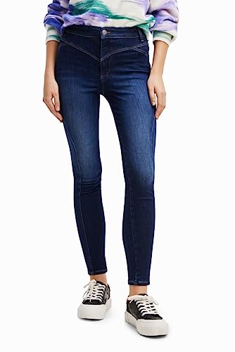 Desigual Women's Denim_ESTRASBU Casual Pants, Blue, 38 von Desigual