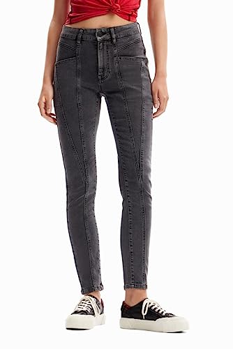 Desigual Women's Denim_ESTRASBURGO Casual Pants, Black, 34 von Desigual