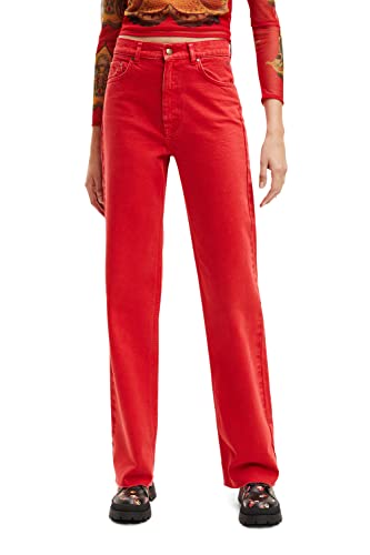 Desigual Women's Denim_LLUÏSA, 3080 RED River Jeans, 34 von Desigual