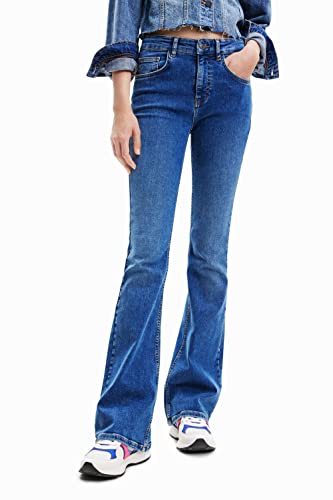 Desigual Women's Denim_Luna 5053 Casual Pants, Blue, 38 von Desigual