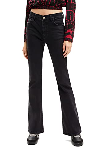 Desigual Women's Denim_MIA, 2000 Black Jeans, 34 von Desigual