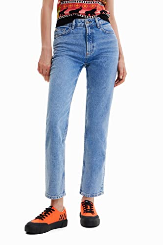 Desigual Women's Denim_OCTUBR 5053 Casual Pants, Blue, 40 von Desigual