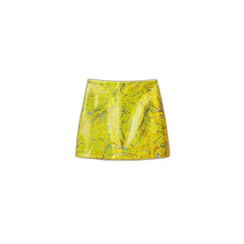 Desigual Women's FAL_IDA, 8000 Amarillo FLUOR Skirt, Yellow, M von Desigual