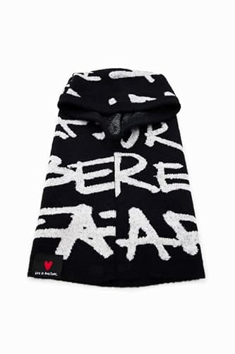 Desigual Damen Hat_lettering 2000 Black Winter Accessory Set, Schwarz, Einheitsgröße EU Desigual Damen Hat_lettering 2000 Black Winter Accessory Set, Schwarz, Einheitsgröße EU von Desigual