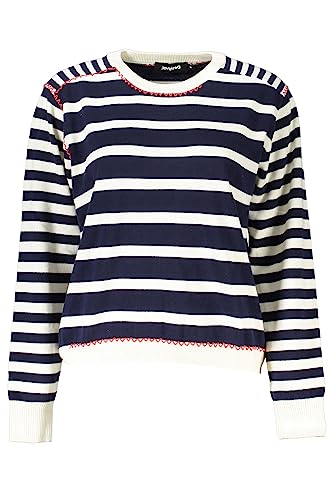 Desigual Women's JERS_GUIOMAR 5000 Sweatshirt, Blue, XXL von Desigual