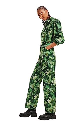 Desigual Women's Jumpsuit_Ronda Casual Pants, Green, 38 von Desigual