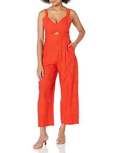 Desigual Women's Jumpsuit_Sanda 7010 Casual Pants, Orange, L von Desigual