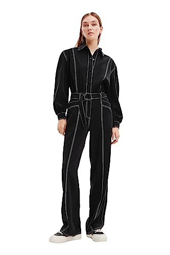 Desigual Women's Jumpsuit_Serenity Casual Pants, Black, S von Desigual