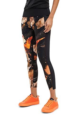 Desigual Women's Legging_Flore 2000 Black Pants, S von Desigual