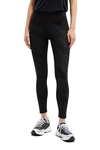 Desigual Women's Legging_Lemon 2000 Black Pants, L von Desigual