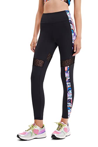 Desigual Women's Legging_Lotus 2000 Black Pants, M von Desigual