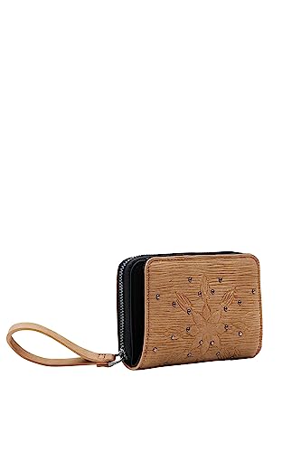 Desigual Women's Mone_Aquiles Maya Bi-Fold Wallet, Brown von Desigual