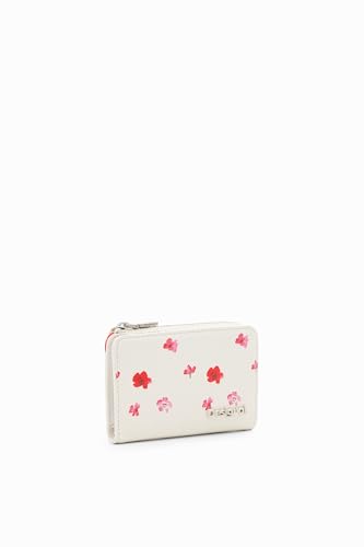 Desigual Women's Mone_Circa Emma Mini Tri-Fold Wallet, White von Desigual
