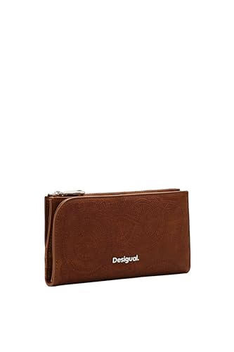 Desigual Women's Mone_Dejavu INES Tri-Fold Wallet, Brown von Desigual